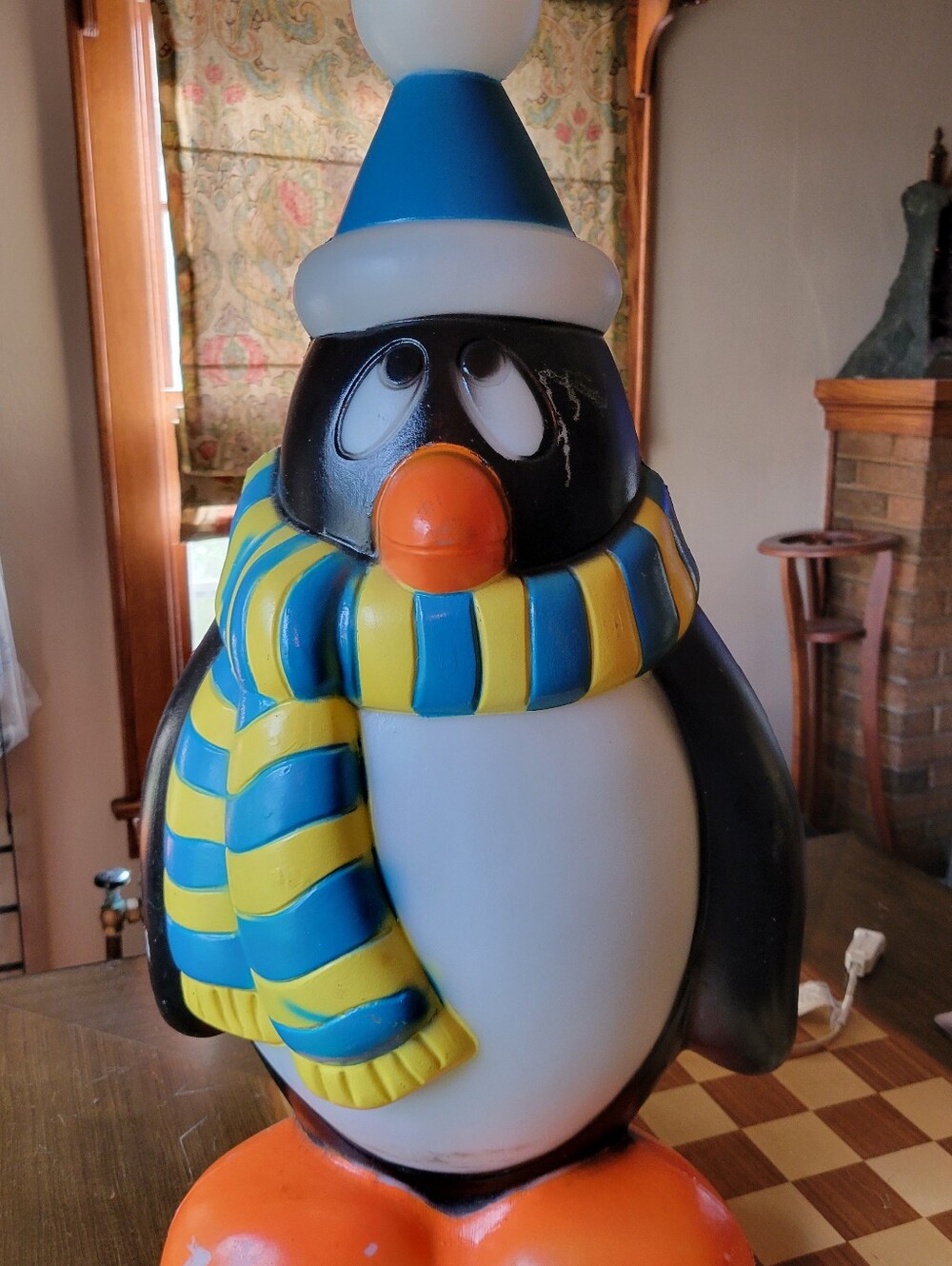 Chilly Willy Penguin Blow Mold 28"